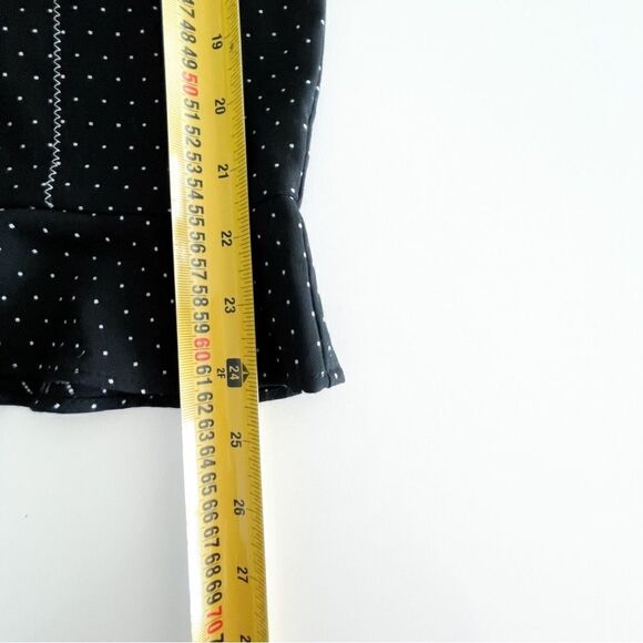 bebe Black and White Polka Dot Pencil Skirt - Picture 7 of 7